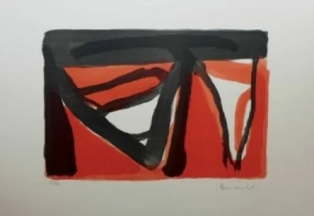 Litografía Van Velde - Sans titre