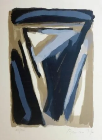 Litografía Van Velde - Sans titre