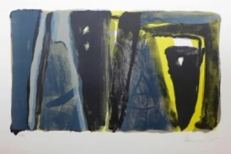 Litografía Van Velde - Sans titre