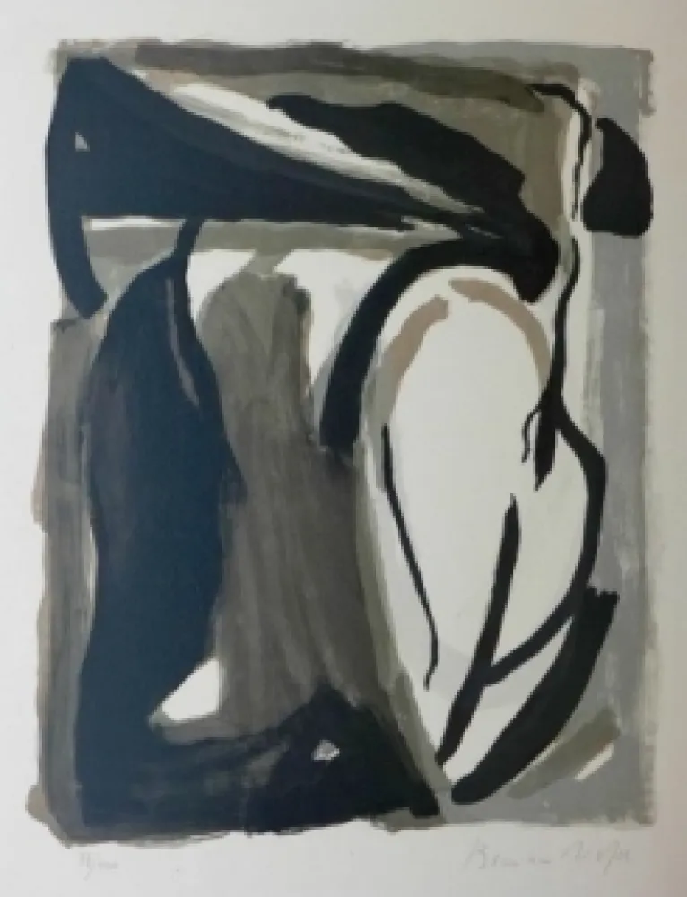 Litografía Van Velde - Sans titre