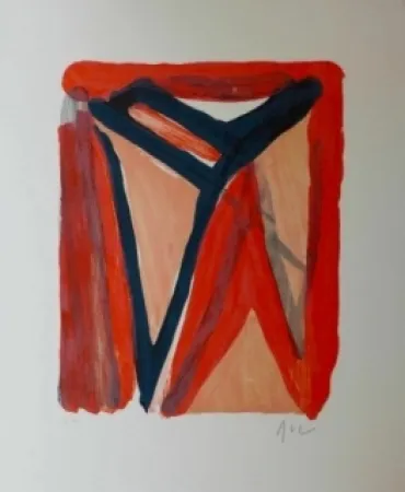 Litografía Van Velde - Sans titre