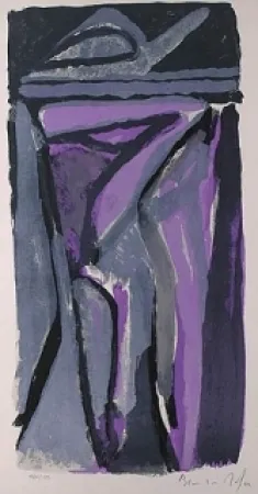 Litografía Van Velde - Sans titre