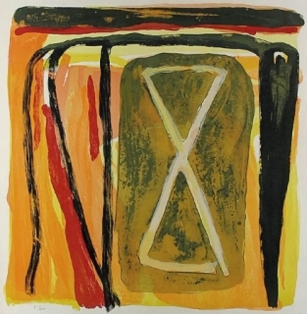 Litografía Van Velde - Sans titre