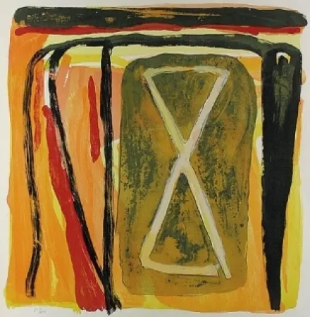 Litografía Van Velde - Sans titre