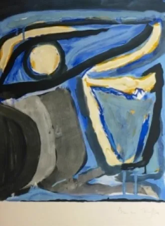 Litografía Van Velde - Sans titre