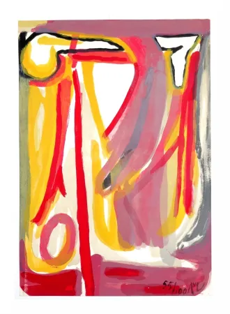 Litografía Van Velde - Sans titre