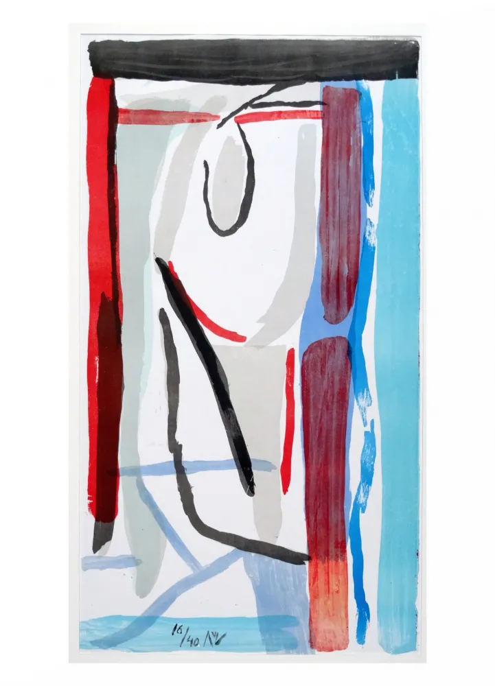 Litografía Van Velde - Sans titre