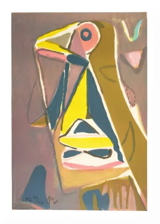 Litografía Van Velde - Sans titre