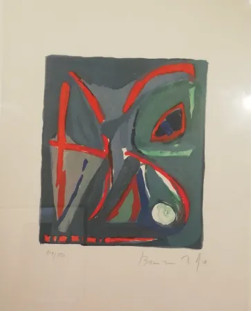 Litografía Van Velde - Sans titre