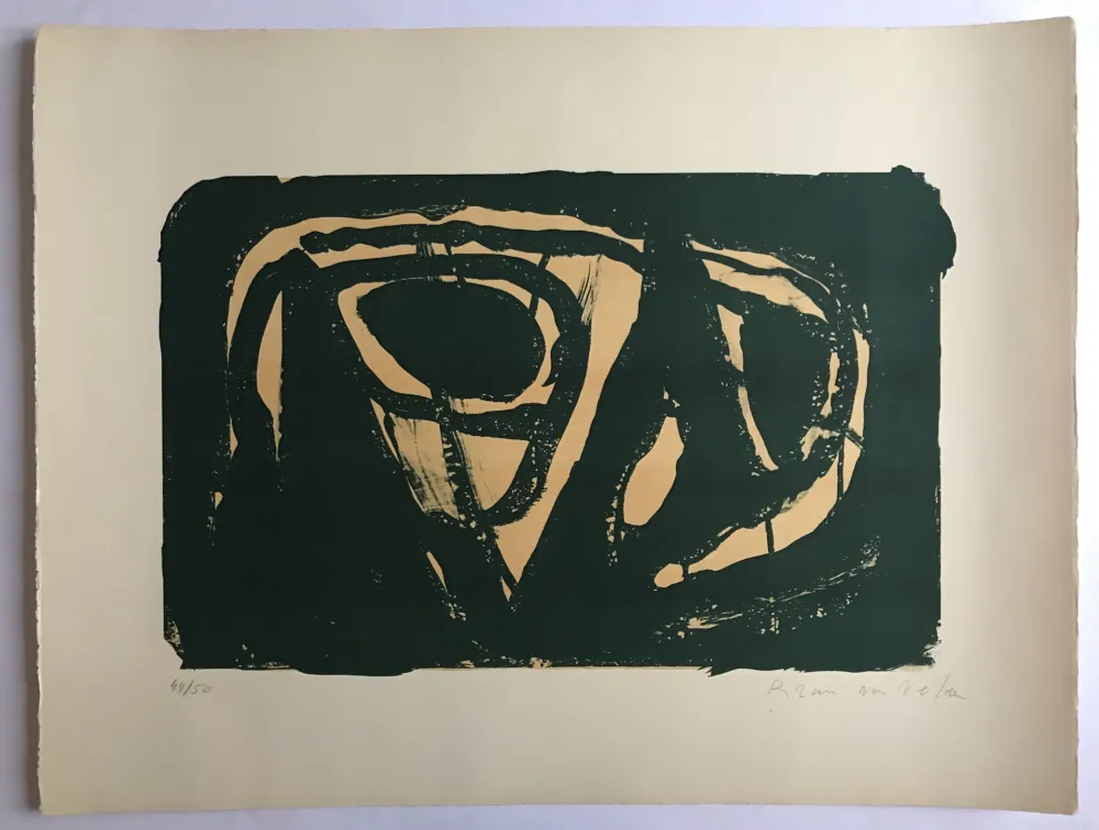 Litografía Van Velde - Sans titre (MP 023)