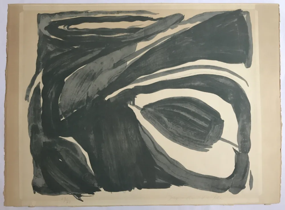 Litografía Van Velde - Sans titre (MP 042)