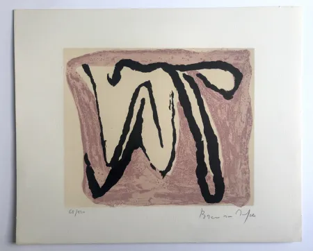 Litografía Van Velde - Sans titre (MP 83)