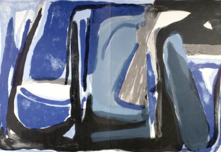 Litografía Van Velde - Souvenir Duthuit