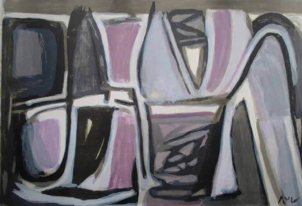 Litografía Van Velde - Spleen