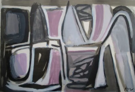 Litografía Van Velde - Spleen