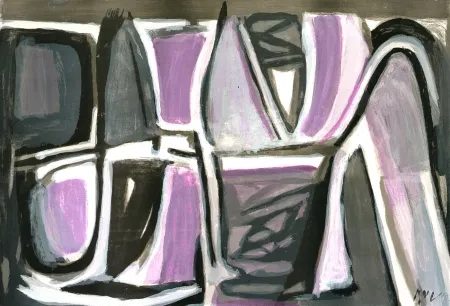 Litografía Van Velde - Spleen