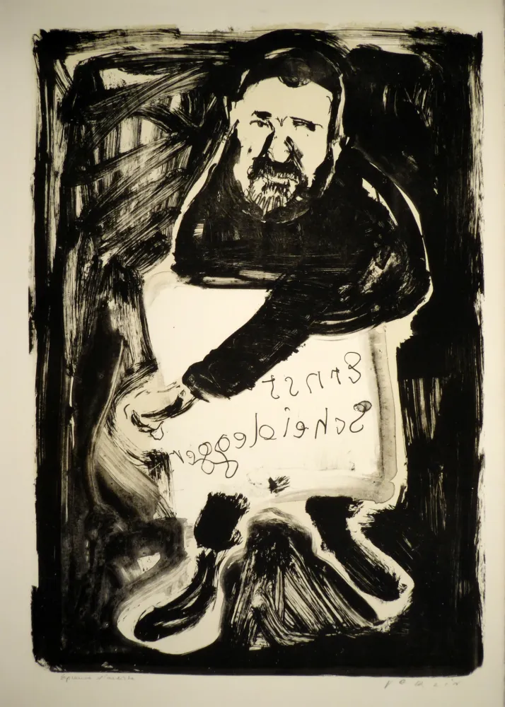 Litografía Varlin (Guggenheim, Willy) - Ernst Scheidegger