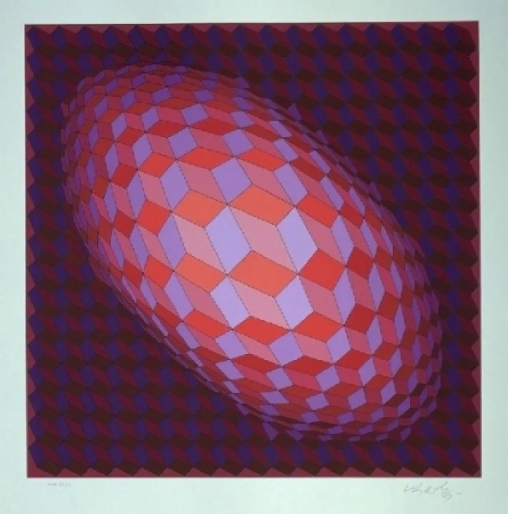 Serigrafía Vasarely - ANDROMEDE