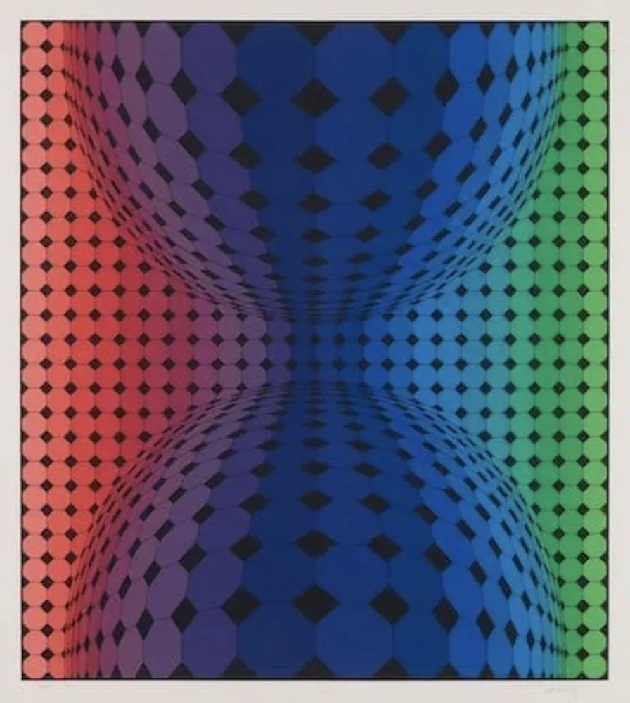 Serigrafía Vasarely - Attika 3