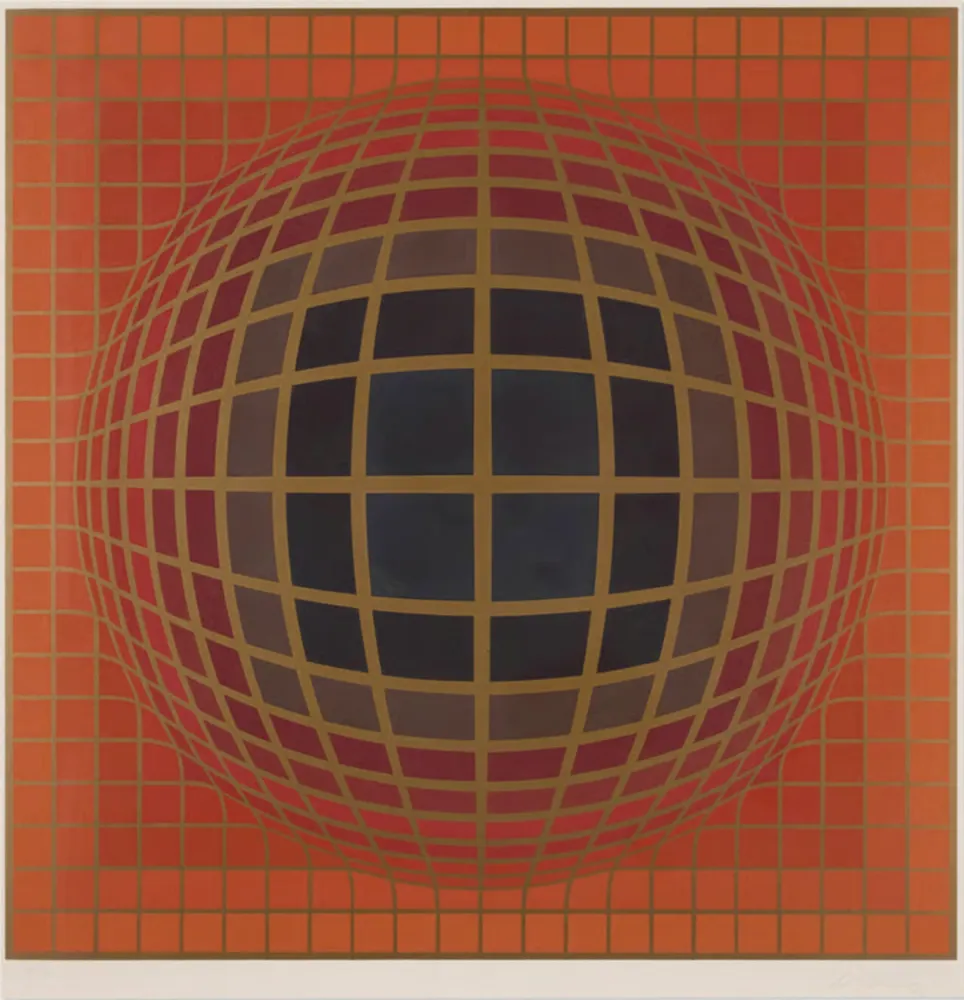 Serigrafía Vasarely - B-Bomb-b (1)