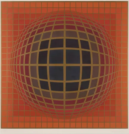 Serigrafía Vasarely - B-Bomb-b (1)