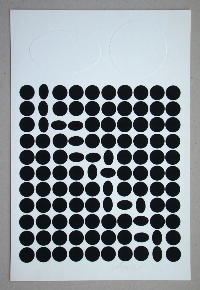 Serigrafía Vasarely - Bételgeuse ( relief )