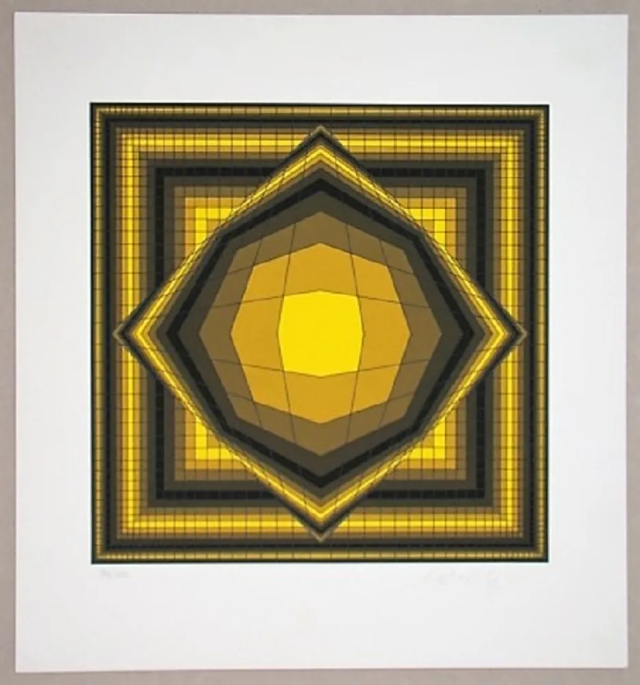 Serigrafía Vasarely - Boréal