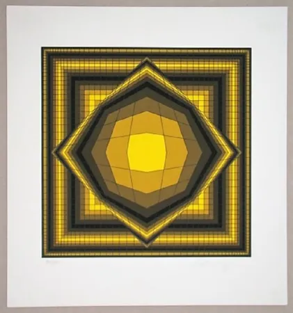 Serigrafía Vasarely - Boréal