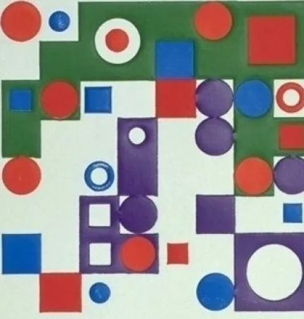 Grabado Vasarely - Celona