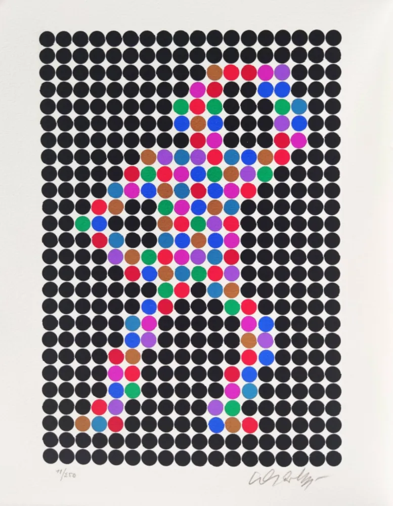 Serigrafía Vasarely - Cirke