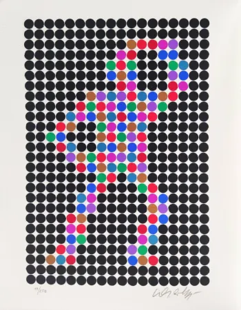 Serigrafía Vasarely - Cirke