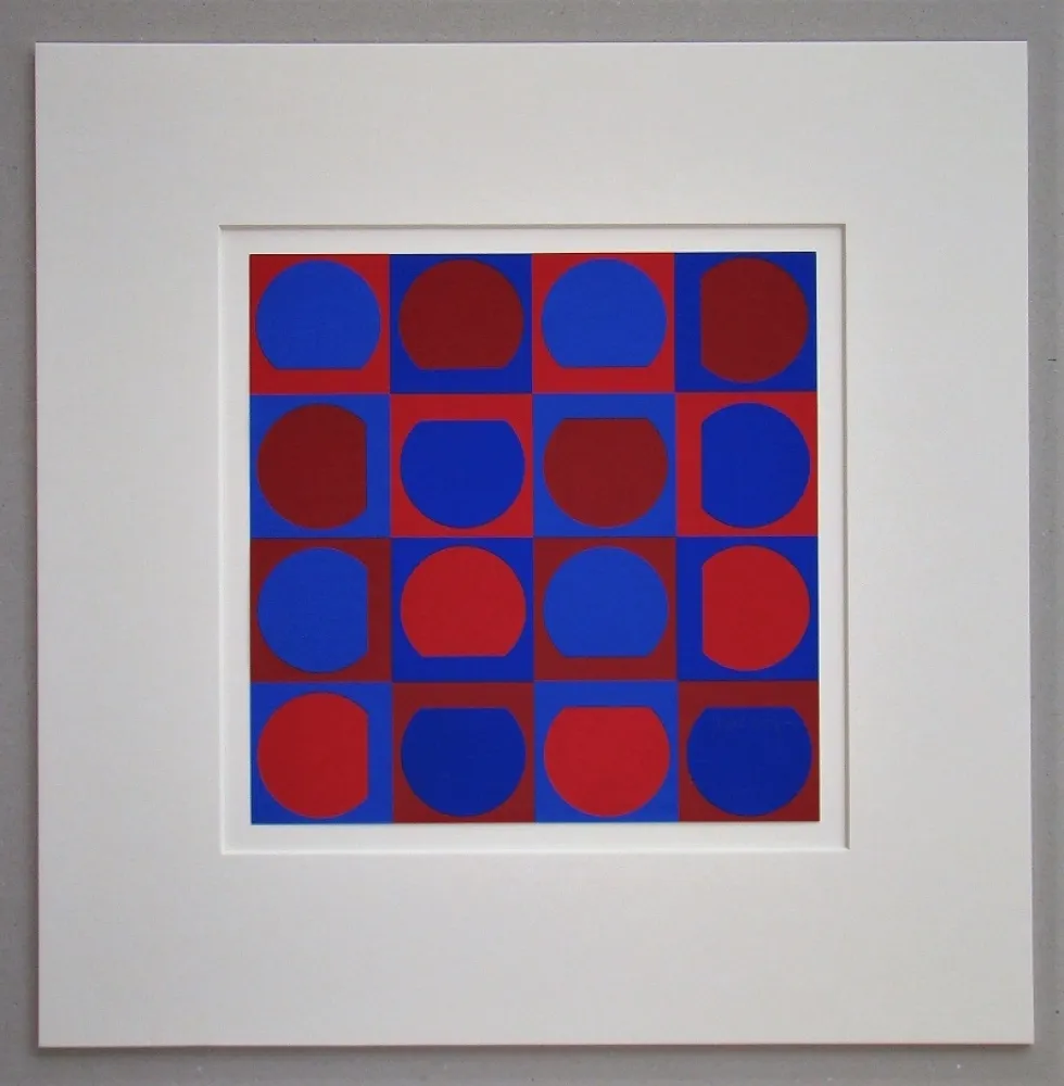 Serigrafía Vasarely - Composition 1964