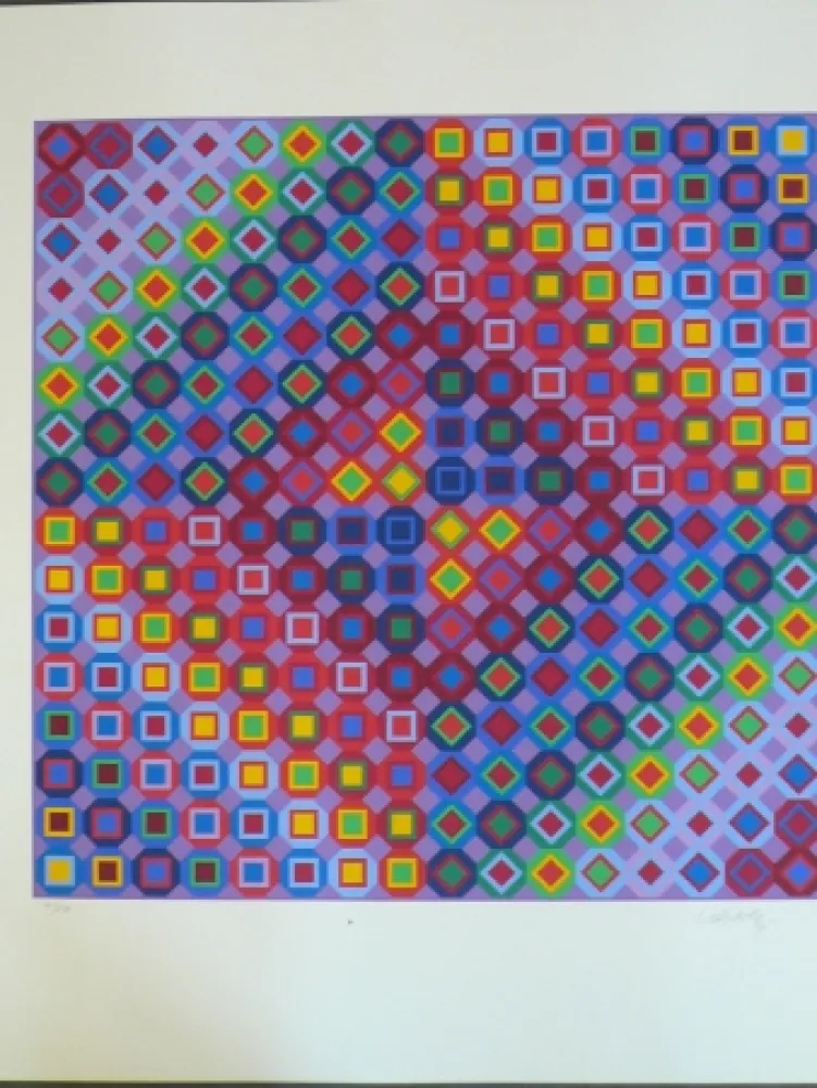 Serigrafía Vasarely - Composition