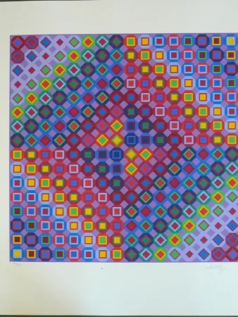 Serigrafía Vasarely - Composition