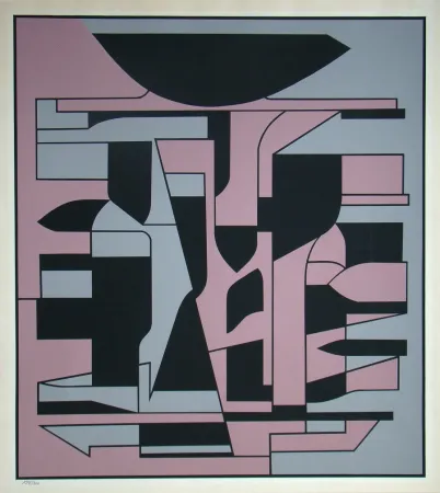 Serigrafía Vasarely - Denfert 2