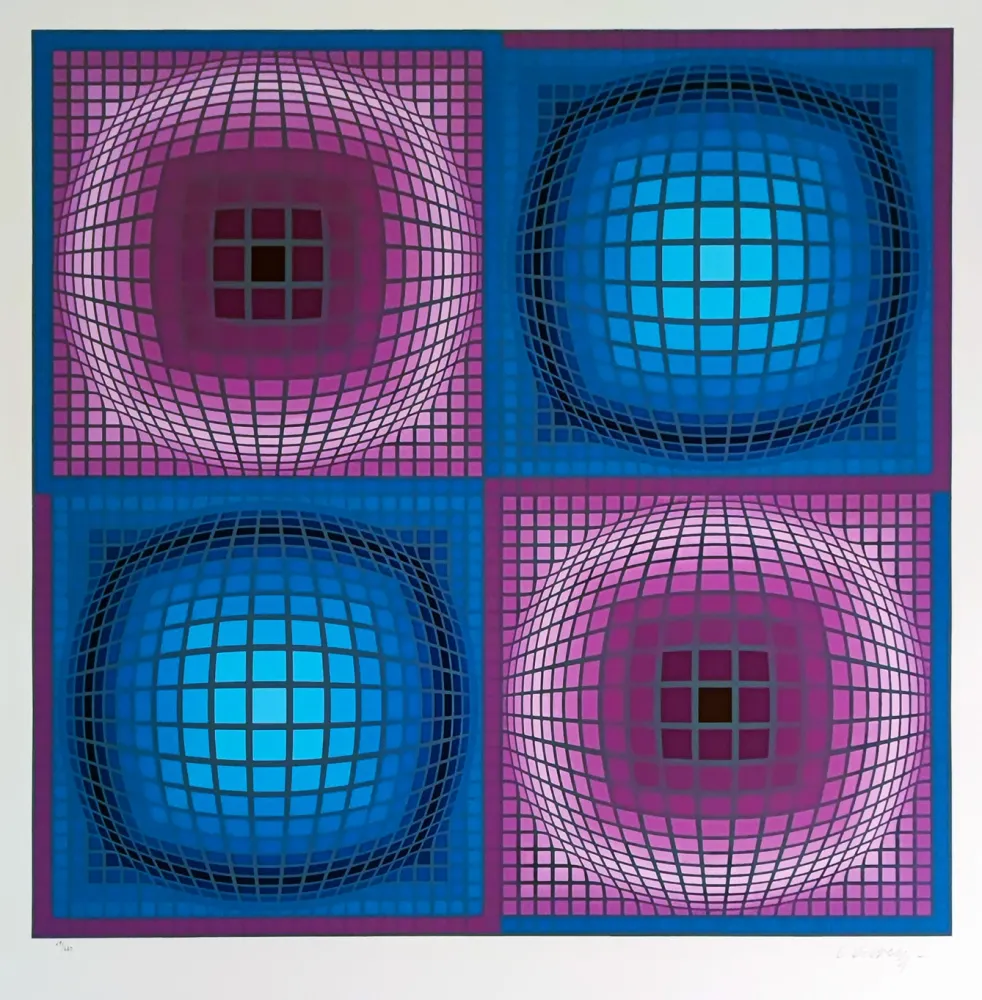 Serigrafía Vasarely - Diorre