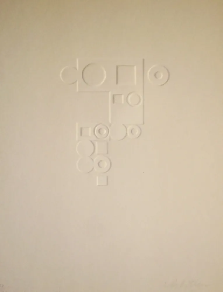 Grabado Vasarely - Euclide