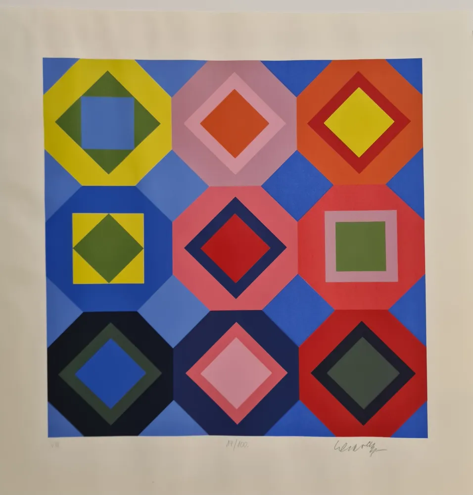 Serigrafía Vasarely - Folkokta 
