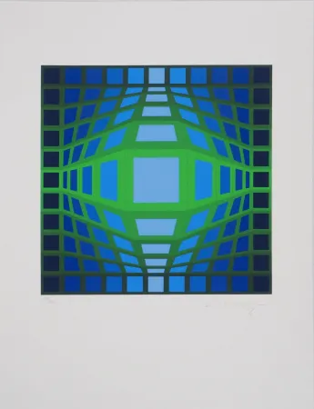 Serigrafía Vasarely - Geymant A