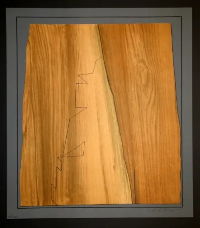 Grabado Vasarely - Gordes Nives