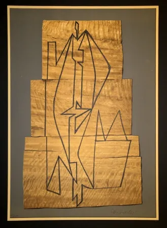 Litografía Vasarely - Gordes Tabor