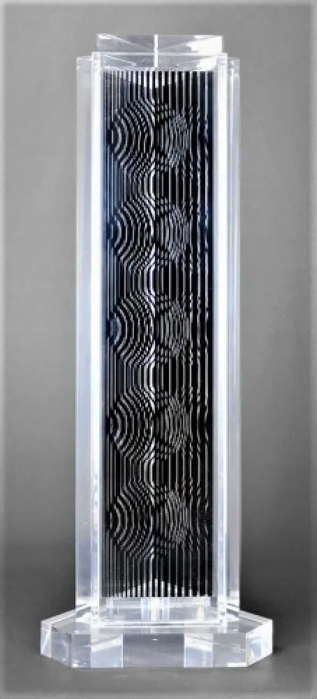 Múltiple Vasarely - HOLLD (Moire tower)