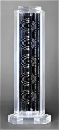 Múltiple Vasarely - HOLLD (Moire tower)