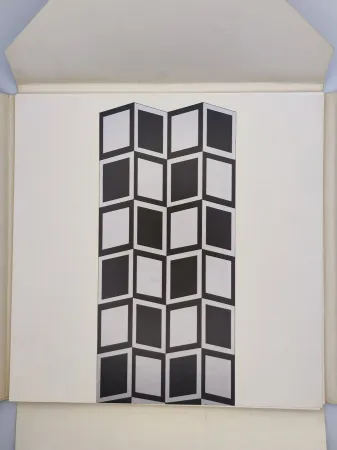 Serigrafía Vasarely - Honisch, Dieter. Formen der Farbe. 