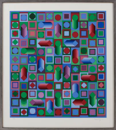 Serigrafía Vasarely - Hyram