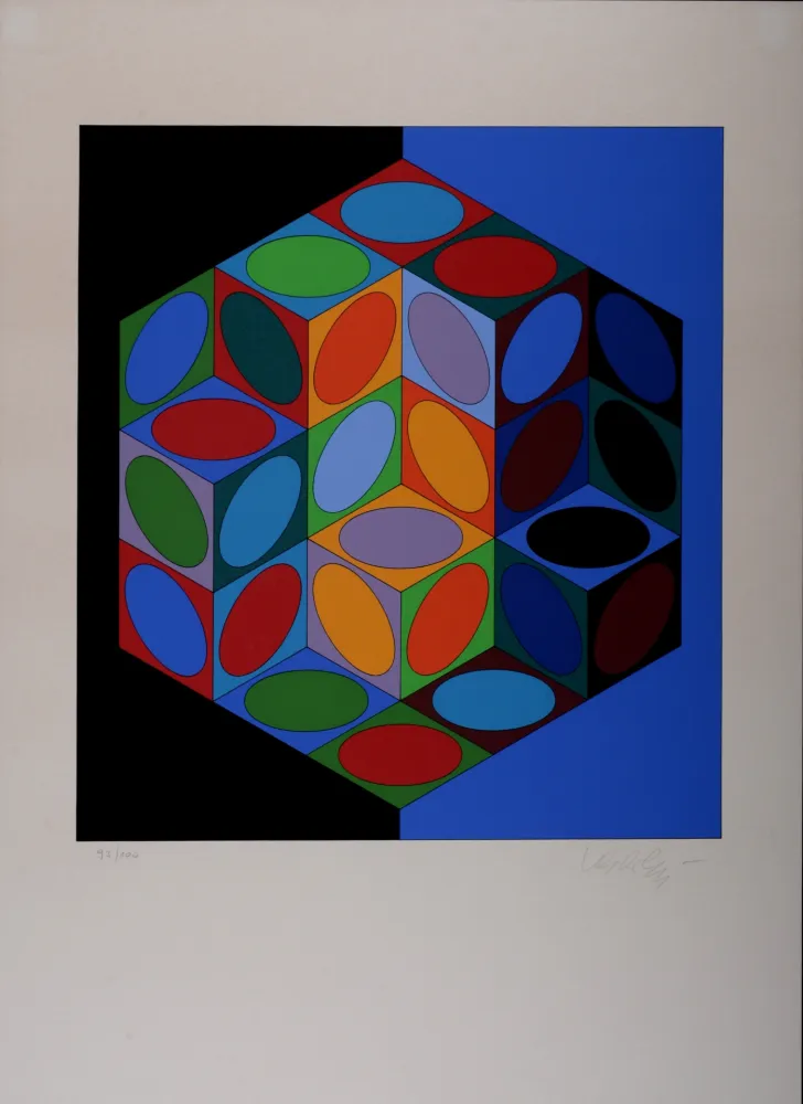 Serigrafía Vasarely - Idom-3