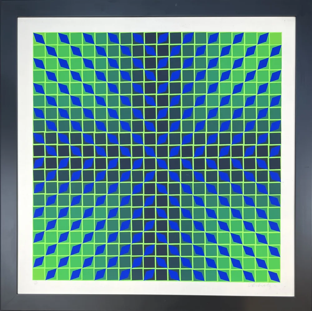 Serigrafía Vasarely - Jindey