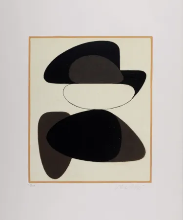 Litografía Vasarely - Kerisle, 1972 - Hand-signed