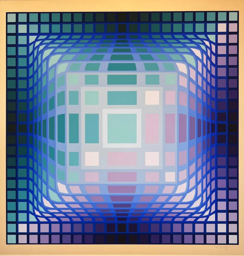 Serigrafía Vasarely - Koska-Pint 
