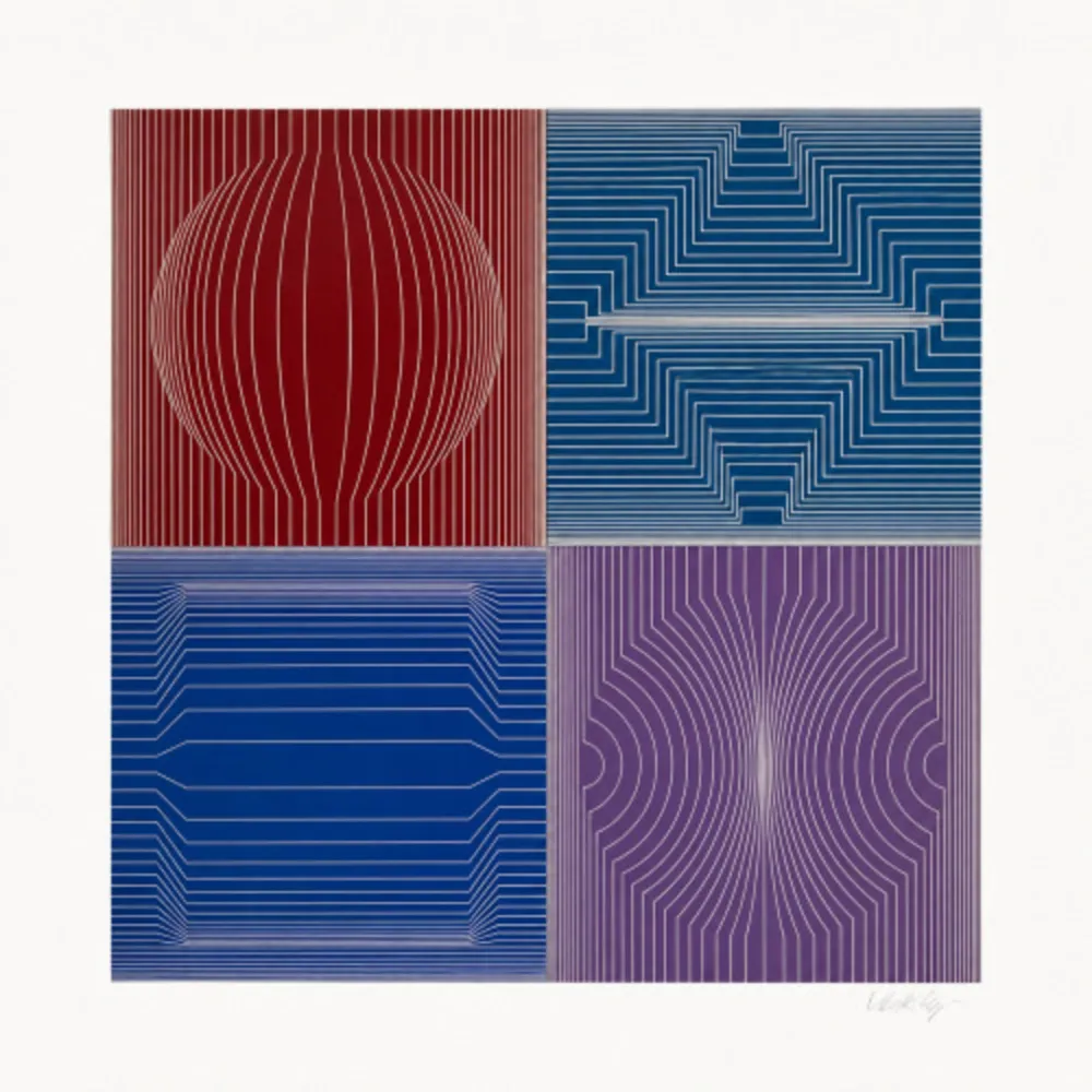 Serigrafía Vasarely - La Certa